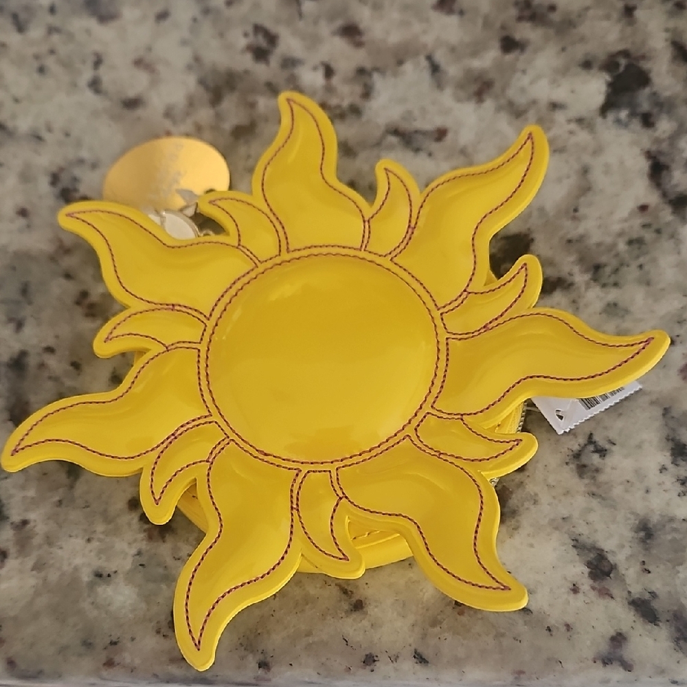 Bath & Body Works Disney Yellow Sunflower Rapunzel Coin Purse